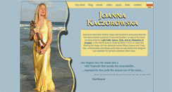 Desktop Screenshot of joannakaczorowska.com